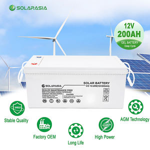 Baterías de Gel 12V 100ah 150ah 200ah 250ah 300ah Batería de GEL para Almacenamiento Solar Baterías para Paneles Solares Usadas para Sistema de Almacenamiento Solar - Product Image 4