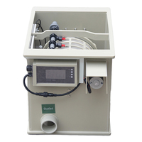 Filtro de Tambor Rotatorio QihangRAS de 10m3/h, Material PP para Tratamiento de Agua de Acuario, Estanque de Koi, Capacidad de 20 Toneladas, Mini Filtro de Tambor