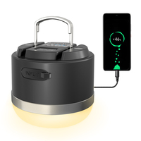 Elegante y duradera recargable LED Camping linterna IP65 impermeable portátil al aire libre luz OEM/ODM compatible