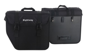 2025 nouveaux produits pliant <span class=keywords><strong>Double</strong></span> sacoche arrière sac vélo Transport vélo selle <span class=keywords><strong>chariot</strong></span> voyage sacoche cyclisme sacs sacoches - Product Image 3