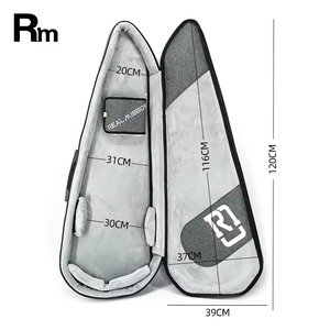Coolift-D Mochila Estilo Guitarra Estuche Bolsas dobles Borgoña Eléctrico Mini Grueso Doble Duro Profesional A prueba de golpes Impermeable - Product Image 5