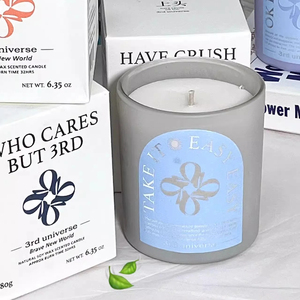 ملونة بالجملة أرجواني رمادي أزرق أحمر بلوري واضح التسامي الفراغات الصغيرة Tealight مع غطاء خشبي - Product Image 5