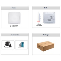 Lector UHF Integrado de Largo Alcance RFID, Distancia de Lectura de 20 m, Etiqueta Electrónica Pasiva, TCP/IP RS232 Wiegand, Detección de Movimiento por Activación