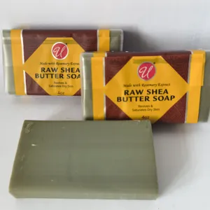 Manufacture wholesale revivies and saturates dry skin raw shea butter clean soap for body facial shower