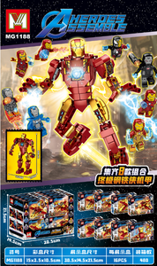 Pandas OEM & ODM Xu Hướng Mới Sán Đầu Đồ Chơi Marvel Avenges Siêu Anh Hùng Hành Động Con Số Xây Dựng Khối Bộ Món Quà Nổi Tiếng Tự Làm Lắp Ráp - Product Image 6