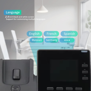 Teléfono VoIP Inalámbrico DLNA S01 de 2.4 Pulgadas con Entrega de Alta Velocidad, Teléfono de Oficina Compatible con SIP, Cumple con RoHS para el Mercado Global - Product Image 5
