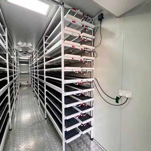 Low-<b>Water</b> Consumption Forage <b>Container</b> - 90% <b>Water</b>-Saving Hydroponic Fodder Grower with PLC-Controlled <b>Water</b> Recycling System - Product Image 2