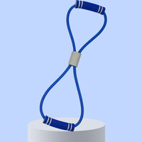 Cuerda Elástica de Resistencia para Ejercicios de Fitness, Expansor de Pecho en Forma de 8, Banda de Entrenamiento para Moldear el Cuerpo, Venta al Por Mayor