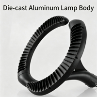 Lampe LED d'extérieur 60W 220V IP65 alimentée par courant alternatif pour jardin et aménagement paysager, boîtier en alliage d'aluminium, support de poteau, garantie 3 ans, angle de faisceau 90°