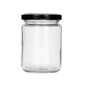 Fabrikant 180Ml 370Ml Borosilicaat Melk Honing Snoep Fles Keuken Saus Glazen Potten Voor Jam Glas