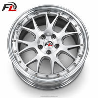 عجلات مصنوعة من قطعتين بـ 10 أذرع مصقولة مقاس 18 و19 و20 بوصة 5x112 5x120 لسيارات BMW وAudi وBenz