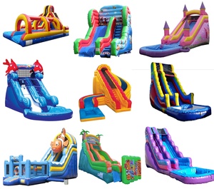 Nhà Sản Xuất Giá Rẻ Thương Mại <span class=keywords><strong>Inflatable</strong></span> Trượt Trượt Nước Với Hồ Bơi - Product Image 2