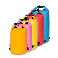 Sac étanche Ocean Pack 15L en bâche PVC 500D, idéal pour la randonnée et la natation, avec logo personnalisable