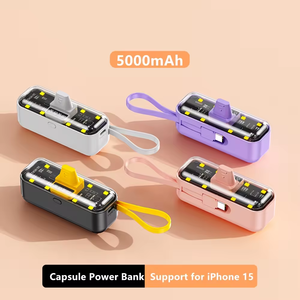 Banco de Energía para Celular 2026, Cargador Portátil de 5000 mAh, Banco de Energía LED, Cargador Móvil de Bolsillo, Cargadores Portátiles - Product Image 4