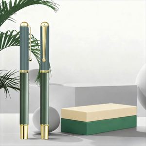 Custom Luxury Metal Fountain <b>Pen</b> Set Custom <b>Pens</b> 0.5mm Writing Width Student & Men's Calligraphy Gift Box for Finance Use - Product Image 3