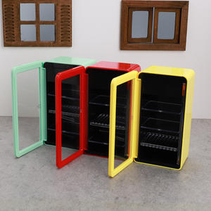 Mini réfrigérateur-congélateur lumineux de simulation, modèle d'appareil de cuisine, meuble de maison de poupée, ornement de scène, <span class=keywords><strong>petit</strong></span> <span class=keywords><strong>jouet</strong></span> pour enfants - Product Image 4