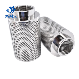 Tube filtrant perforé à connexion filetée en acier inoxydable - Product Image 2