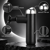 Nouveau pistolet de massage électrique vibrant OEM mini pour thérapie musculaire profonde / pistolet de massage portatif pour le corps et les fascias