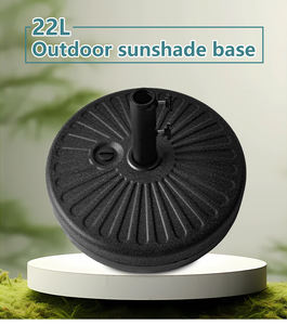 Custom Big Garden <span class=keywords><strong>Patio</strong></span> Beach Black Ground Piezas de repuesto HDPE Cantilever Sun Terrace <span class=keywords><strong>Umbrella</strong></span> Stand Base al aire libre - Product Image 5