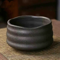 Bol à matcha en céramique épaisse japonaise, accessoires de cérémonie du thé, bol à thé de la dynastie Song pour le brassage du thé