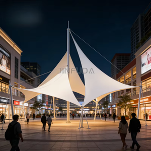 Toldo de Membrana Tensada para <span class=keywords><strong>Plaza</strong></span> Comercial - Product Image 4