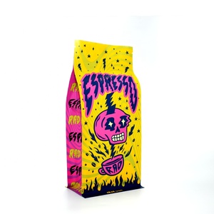 Chicchi di Arabica Tostati e Macinati Finemente in Sacchetto Termosaldato con Fondo Piatto e Chiusura <span class=keywords><strong>a</strong></span> Zip per Tè in Polvere e Caffè - Product Image 5