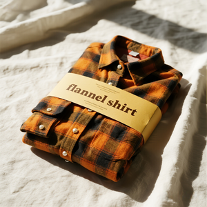 Full Custom Estilo Ocidental Outono Inverno e Primavera Camisa Flanela Jaqueta Camisas com Botões de Pressão Manga Longa Frente Aberta T- Shirt - Product Image 2