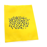 Trampa para insectos de plástico sólido con luz UV de doble cara, invernadero, tablero de plantación para exteriores, huerto, polillas moscas, Control de insectos