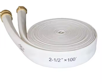 Enrouleur de tuyau d'incendie à haute pression de connexion de buse de 1.5/2.5 pouces équipement de protection incendie épaissi avec accessoires