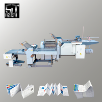 Machine à plier le papier automatique A2 A3 à haute productivité avec pliage sans plis pour brochures, dépliants et livres