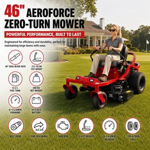 <span class=keywords><strong>Trattorino</strong></span> rasaerba professionale a raggio zero con scarico laterale, motore a benzina a 4 tempi, per aziende di giardinaggio - Product Image 1