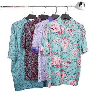 เสื้อกอล์ฟผู้ชายแบบแห้งเร็ว ลายพิมพ์ซับลิเมชั่น แขนสั้น ผ้าถัก ระบายอากาศได้ดี สำหรับฤดูร้อน ผลิตตามแบบ OEM ดีไซน์เองได้ ผลิตจากโพลีเอสเตอร์ 88% สแปนเด็กซ์ 12% - Product Image 2