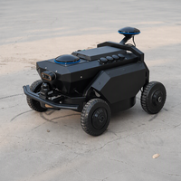 Tondeuse robotisée AI avec recharge automatique, GPS, LiDAR, 490 mm, télécommande, autopropulsée, à roues, pour le désherbage des jardins