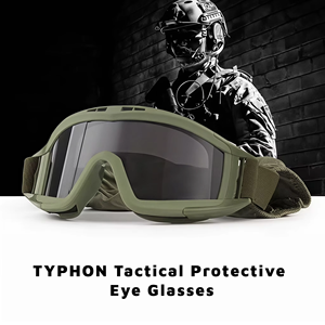 TYPHON Tactical Protective Eye Glasses Windproof Dustproof Shockproof Outdoor CS Sports Eye Protection <b>Eyewear</b> - Product Image 1