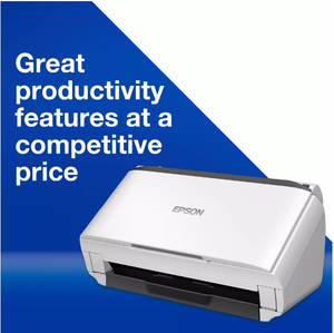 Scanner professionnel compact Epson WorkForce DS-410 A4 à alimentation par feuilles avec chargeur automatique de documents 50 feuilles et logiciel Epson <span class=keywords><strong>Document</strong></span> Capture Pro - Product Image 4