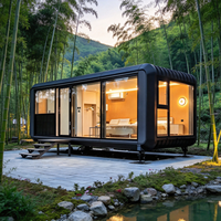 Cabina Prefabbricata Insonorizzata e Traspirante con Struttura in Acciaio per Soggiorno Moderno, Ufficio Domestico, Studio da Giardino, Lavoro Remoto, Apple Cabin