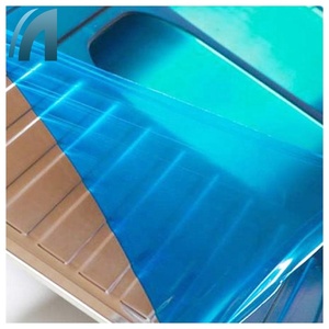 <span class=keywords><strong>Film</strong></span> de protection <span class=keywords><strong>adhésif</strong></span> <span class=keywords><strong>transparent</strong></span> temporaire en PE souple anti-rayures et résistant à l'humidité pour panneaux sandwich ShengFa TUV - Product Image 2