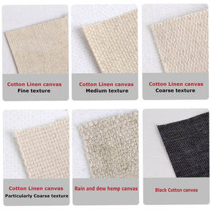 Rolo de Tela de Algodão para Pintura Profissional, 360 Gsm, Livre de Ácido, Textura Média, Preparada para Pintura - Product Image 5