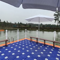 Ascenseurs flottants modulaires de jet ski de cube de ponton de HDPE avec le bon prix de Chine