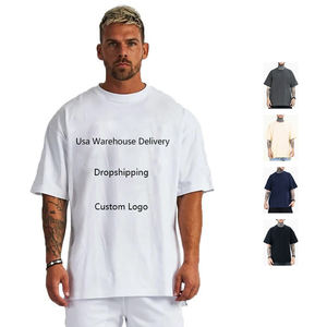 <span class=keywords><strong>T</strong></span>-Shirt Dtg Personalizado Homens Heavyweight Marca 100 Algodão Oversize Impressão de tela em torno do pescoço 240 220 250 300 Gsm <span class=keywords><strong>T</strong></span> Shirt - Product Image 1