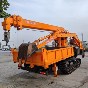 מחפר רכוב משאית ומנוף צמח משולב מכונות הנדסת מכונות טוב לטיפול באתר - Product Image 2