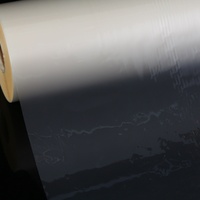 Rouleau de film de laminage thermique transparent doux au toucher en PET Bopp de 330 mm * 200 m * 25 microns pour verre laminé