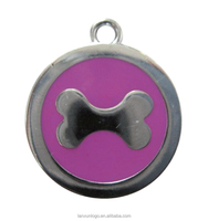 Doppelseitiges Metall-Hunde-ID-Tag mit individuellem Stanzmuster: Blumen-/Frucht-/Pyramiden-Design, Abschluss-, Chinesisch-Neujahrs-, Antik- und Modern-Design