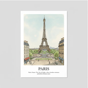 Biglietti <span class=keywords><strong>da</strong></span> visita personalizzati all'ingrosso in carta artistica con rilievo di paesaggi urbani e viste di viaggio per souvenir e collezione - Product Image 2