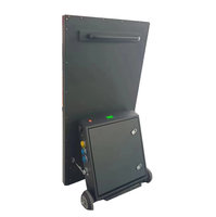 Kiosque d'affichage LCD extérieur Full HD de 43 pouces, boîtier en aluminium, verre trempé, IP65, batterie mobile, écran tactile, pièces sans fil, cloud