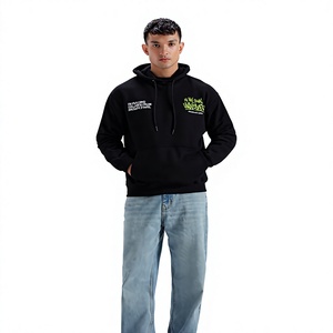 Men <b>Hooded</b> Quarter <b>Zip</b> Sweatshirt Solid Color Knitted Regular Fit Winter Wear Cotton Fleece Custom Logo Casual - Product Image 4