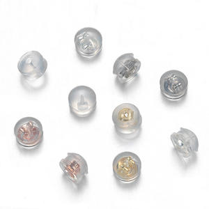 Wholesale Hot Sale 18K Gold <strong>Locking</strong> Secure Silicone <strong>Earring</strong> <strong>Backs</strong>,No-Irritate Hypoallergenice <strong>Earring</strong> <strong>Backs</strong> for Adults and Kids - Product Image 1