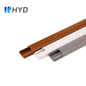 Mini vuông khe cắm PVC sàn rãnh rắn dây lưới lưu trữ quản lý cáp ống dẫn hiệu quả dây tổ chức hệ thống - Product Image 2