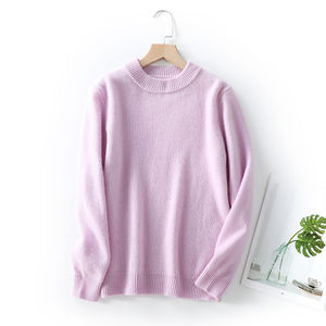 <span class=keywords><strong>Pull</strong></span> en cachemire pour enfants 100% <span class=keywords><strong>laine</strong></span> pure Col rond semi-haut pour garçons et filles - Product Image 6