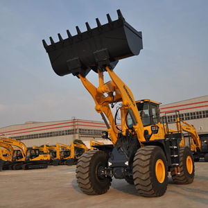 Chargeuse sur pneus à haut rendement, prix compétitif, chargeuses frontales de 8 tonnes avec moteur diesel Euro III - Product Image 1
